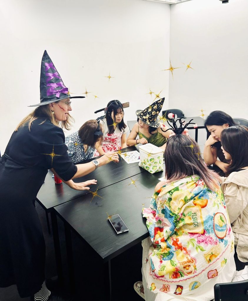 Join our curated English-speaking class for adults — full of interaction, fun, and lively discussions!