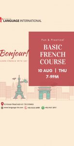 Basic French Course in Singapore